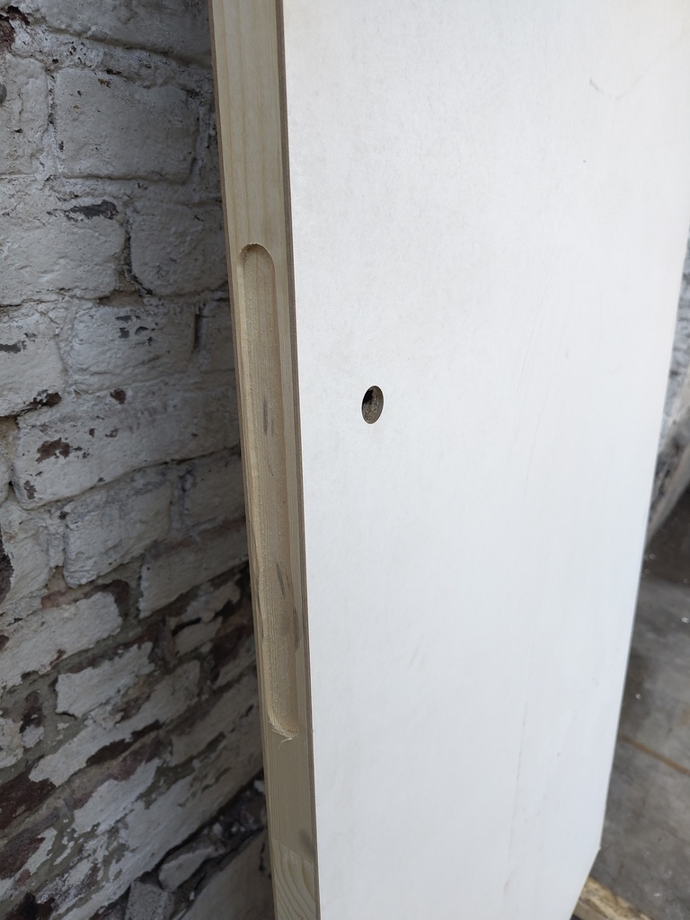 Feuille de porte vierge 211x 83 x 4 cm (L) 