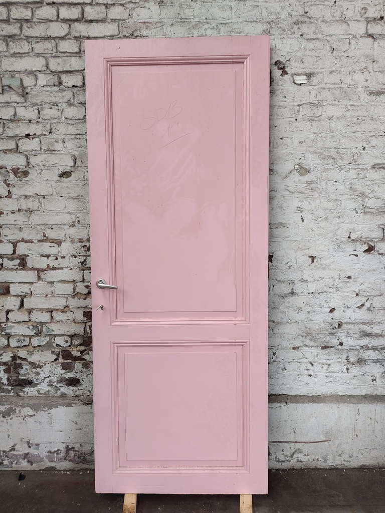 Porte ancienne 2 panneaux 223x 87,5 x 4 cm (L)  