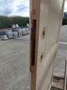 Porte ancienne blanche 2 panneaux 199,5x72x4 (L) 