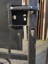 Portail acier noir (L)