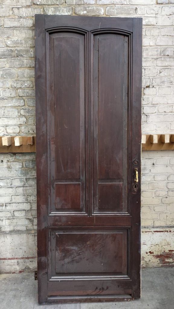 Porte pleine à panneaux (L)