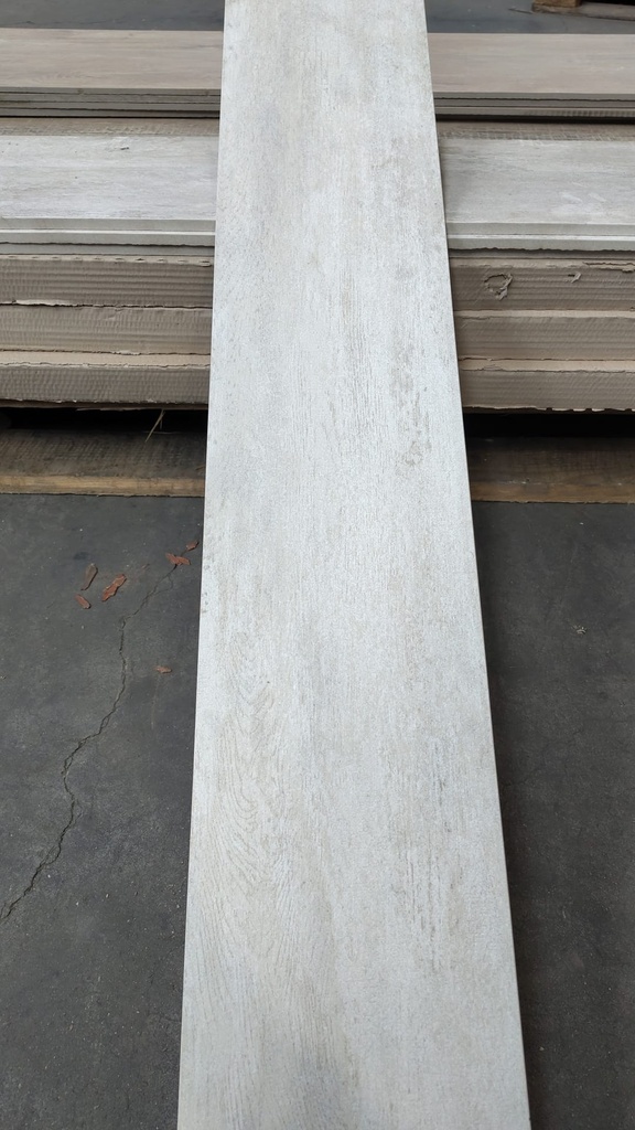 Carrelage imitation bois clair 120x20x1 cm (type 1) (L)