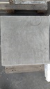 Carrelage gris clair effet béton 60x60x2 cm (L)