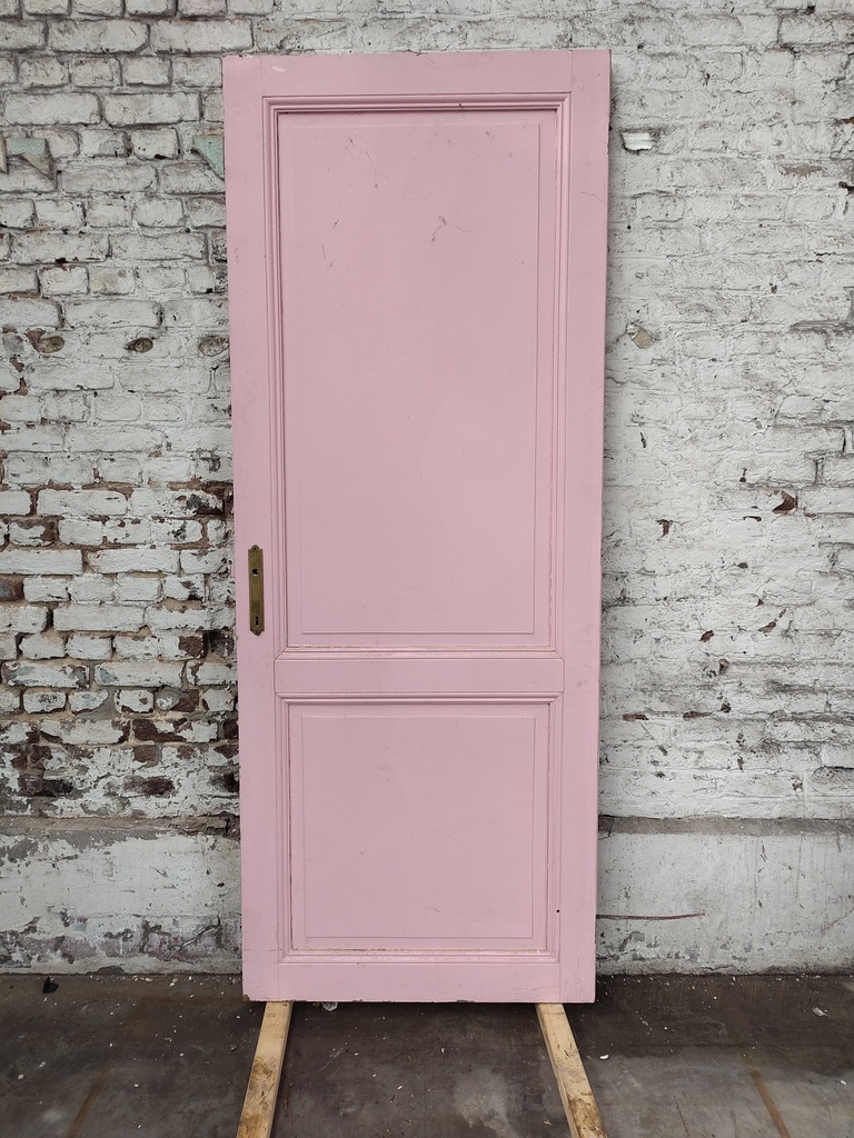 Porte pleine à 2 panneaux 224x 87,5 x 4 cm (L)