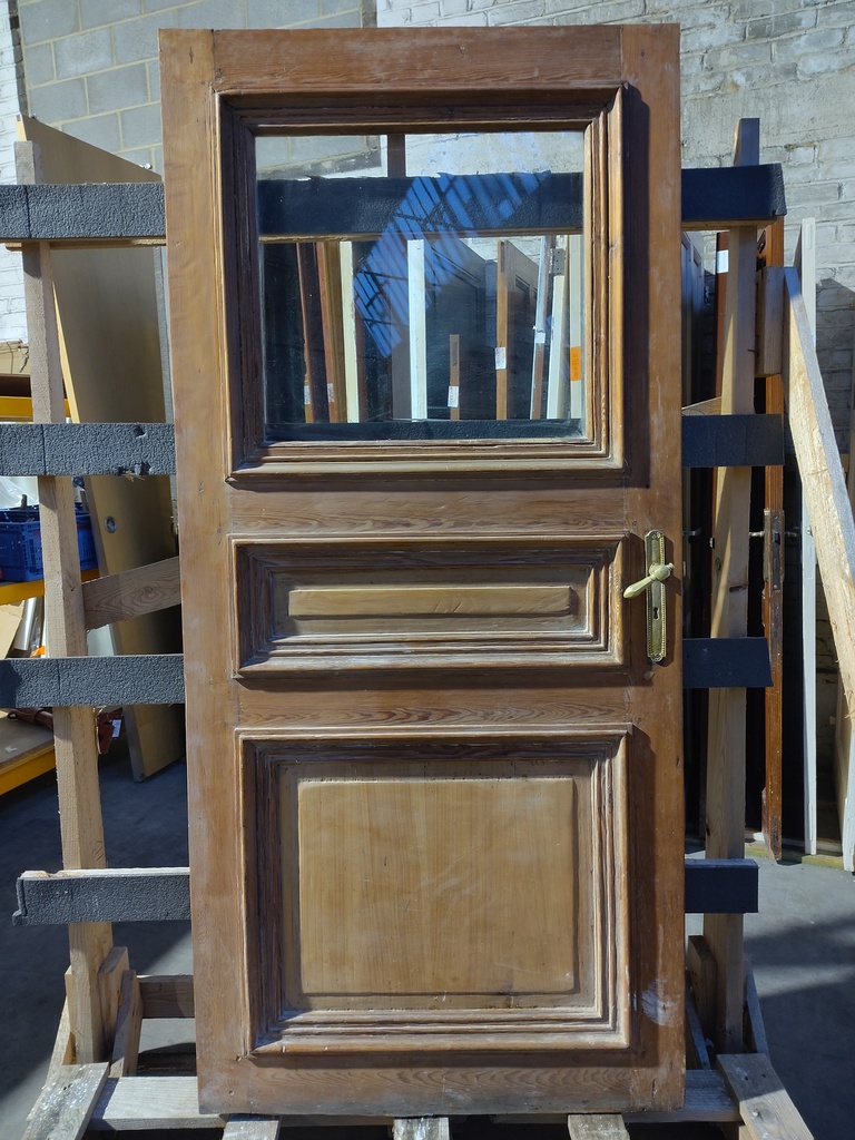 Porte bois vitrée 199x92,5x4 cm (L)