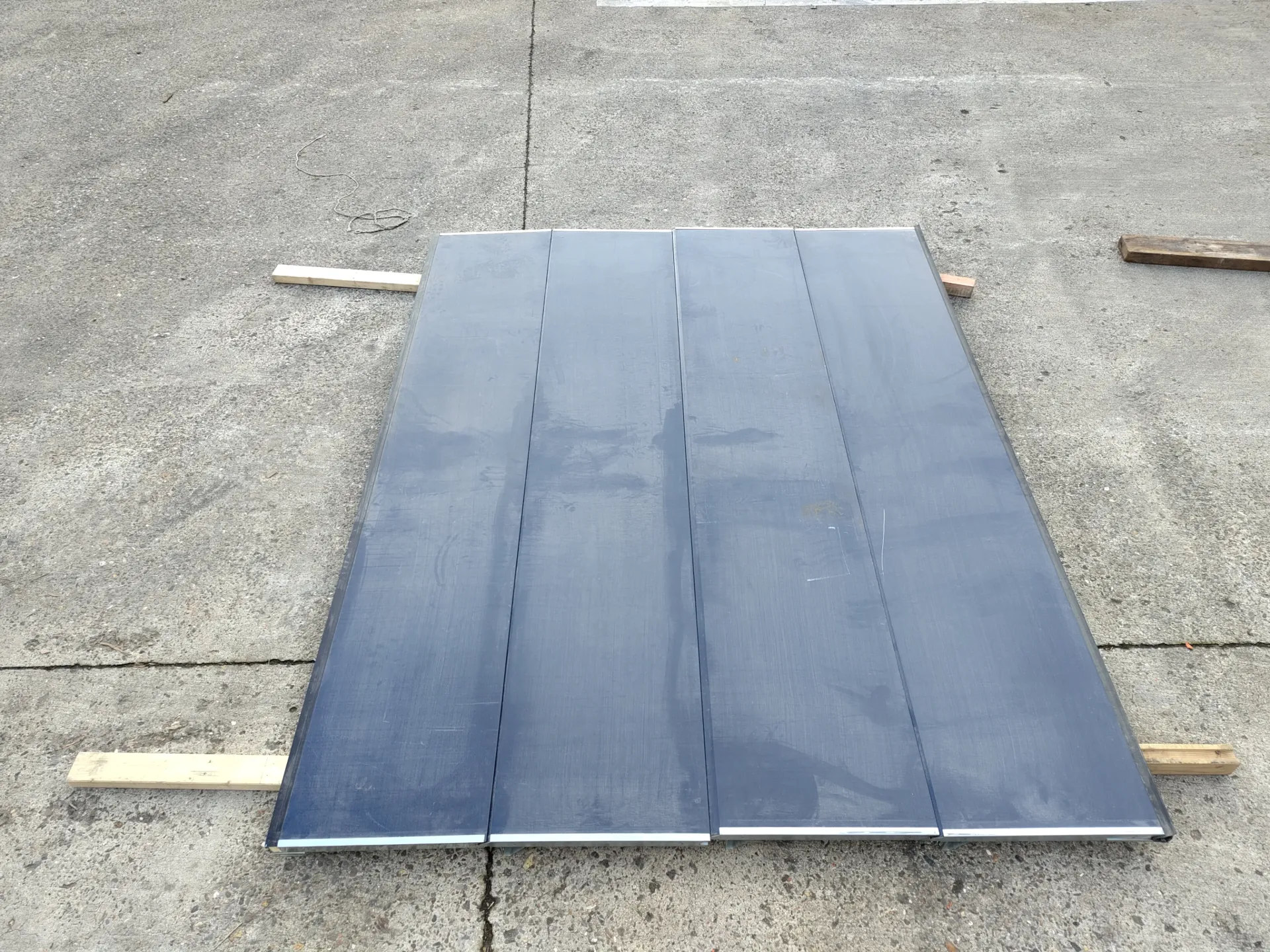 Porte de garage sectionnelle avec imposte 275x220 cm (L)