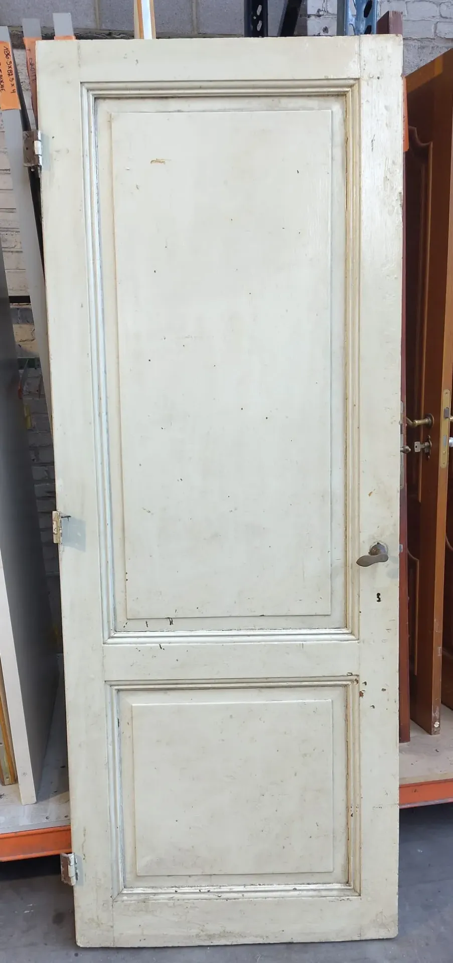 Porte pleine à 2 panneaux 217,5x82,5x4 cm (L)