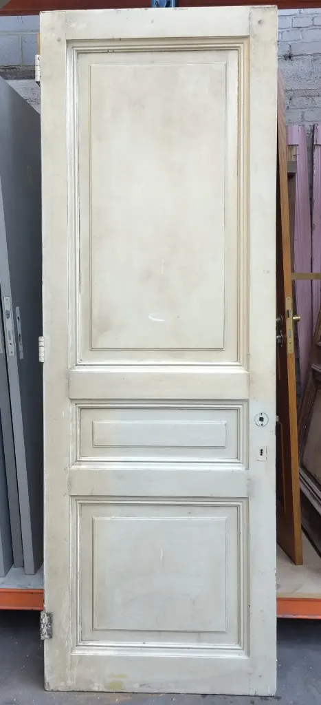 Porte pleine à 3 panneaux 236x81,5x4,5 cm (L)