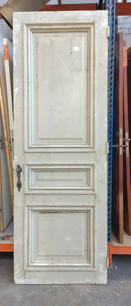 Porte pleine à 3 panneaux 240,5x83,5x4,5 cm (L)