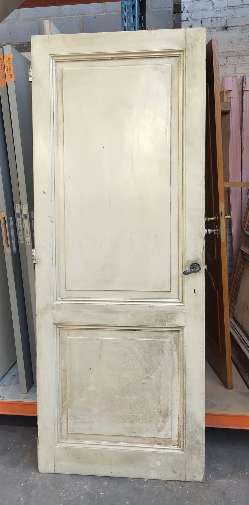 Porte pleine à 2 panneaux 222,5x86x3,5 cm (L)