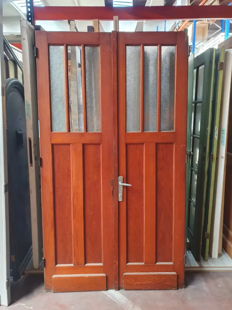 Double porte vitrée en partie haute - 123*219,5cm