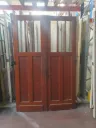 Double porte vitrée en partie haute - 141*220cm (vitrage manquant)