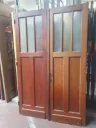 Double porte vitrée en partie haute - 141*220cm