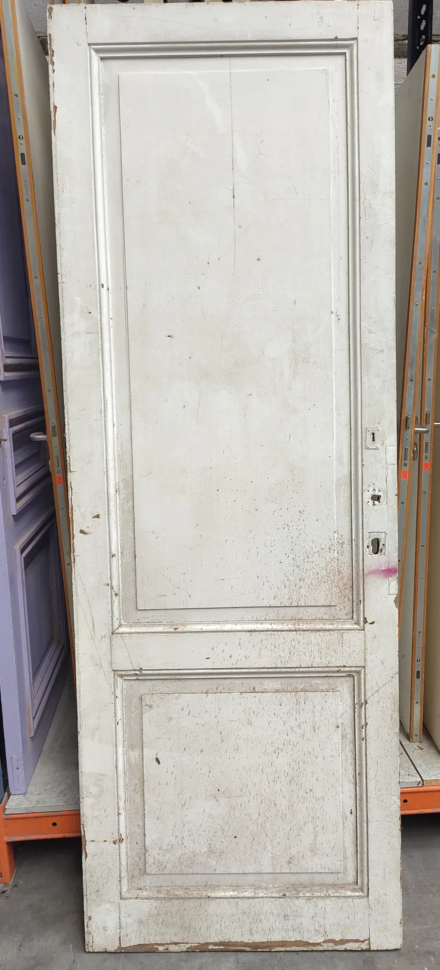 Porte pleine à 2 panneaux 228,5x80x3,5 cm (L)