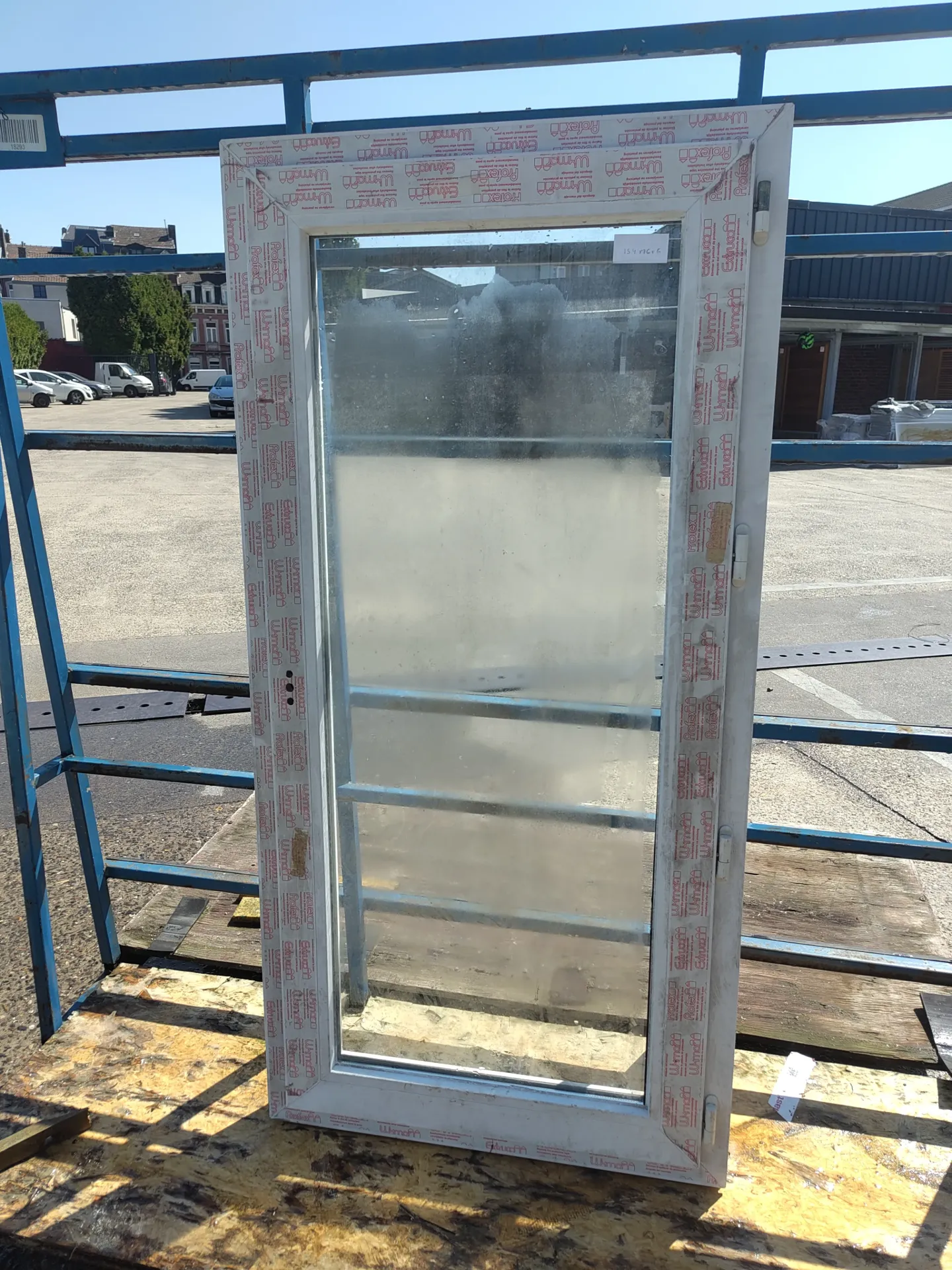 Châssis PVC 1 vantail 154x76x6 cm (L)