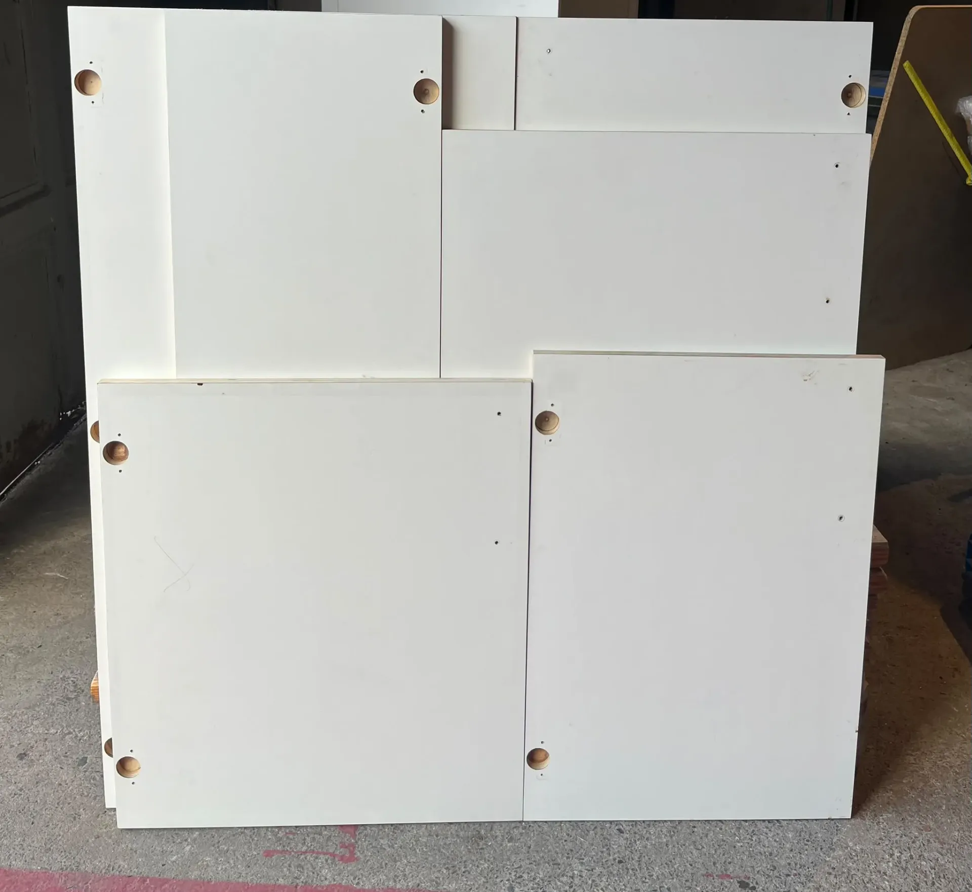 Panneaux multiplex melaminé blanc (lot)