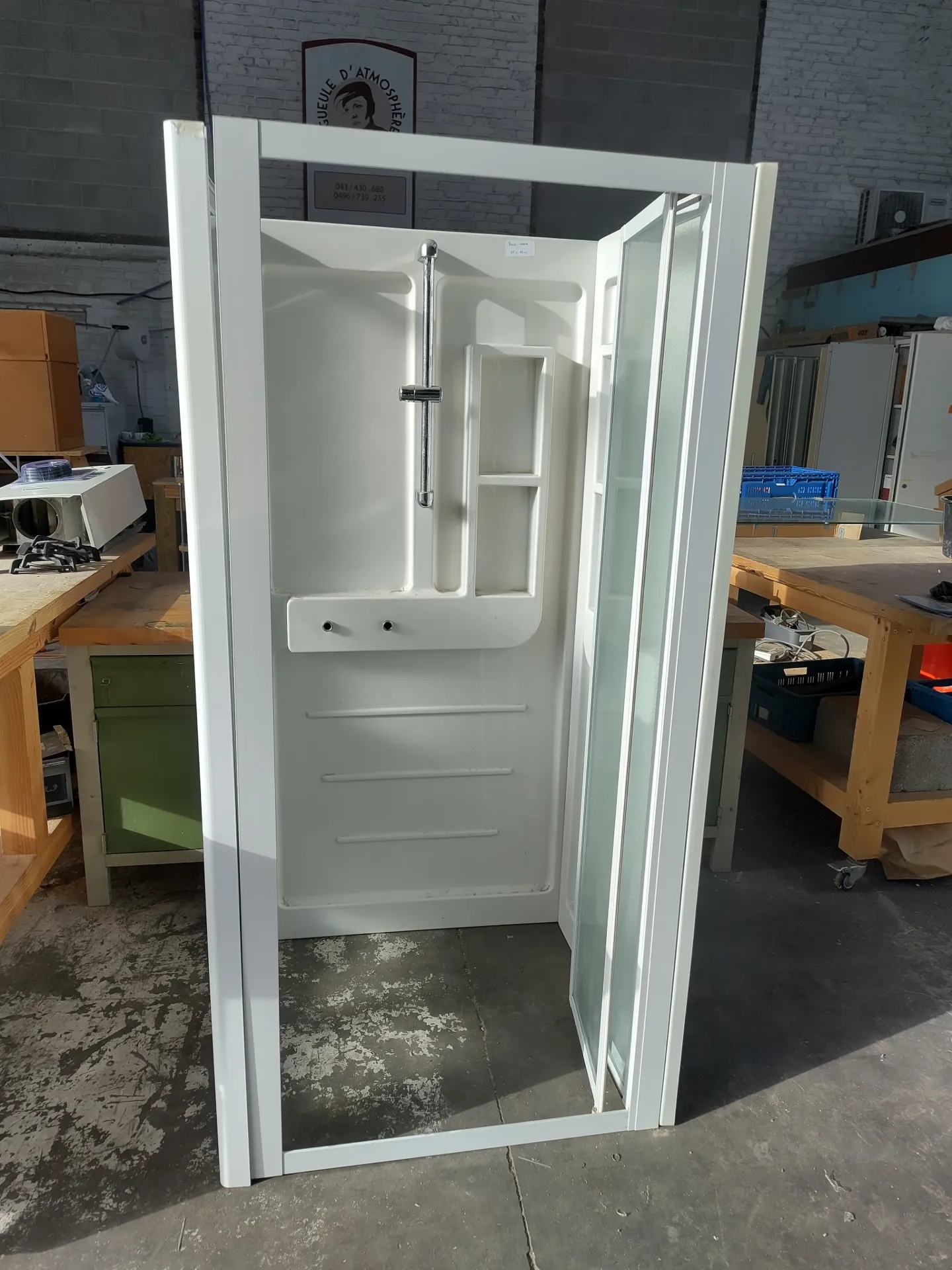 Cabine de douche 90x80cm (L)