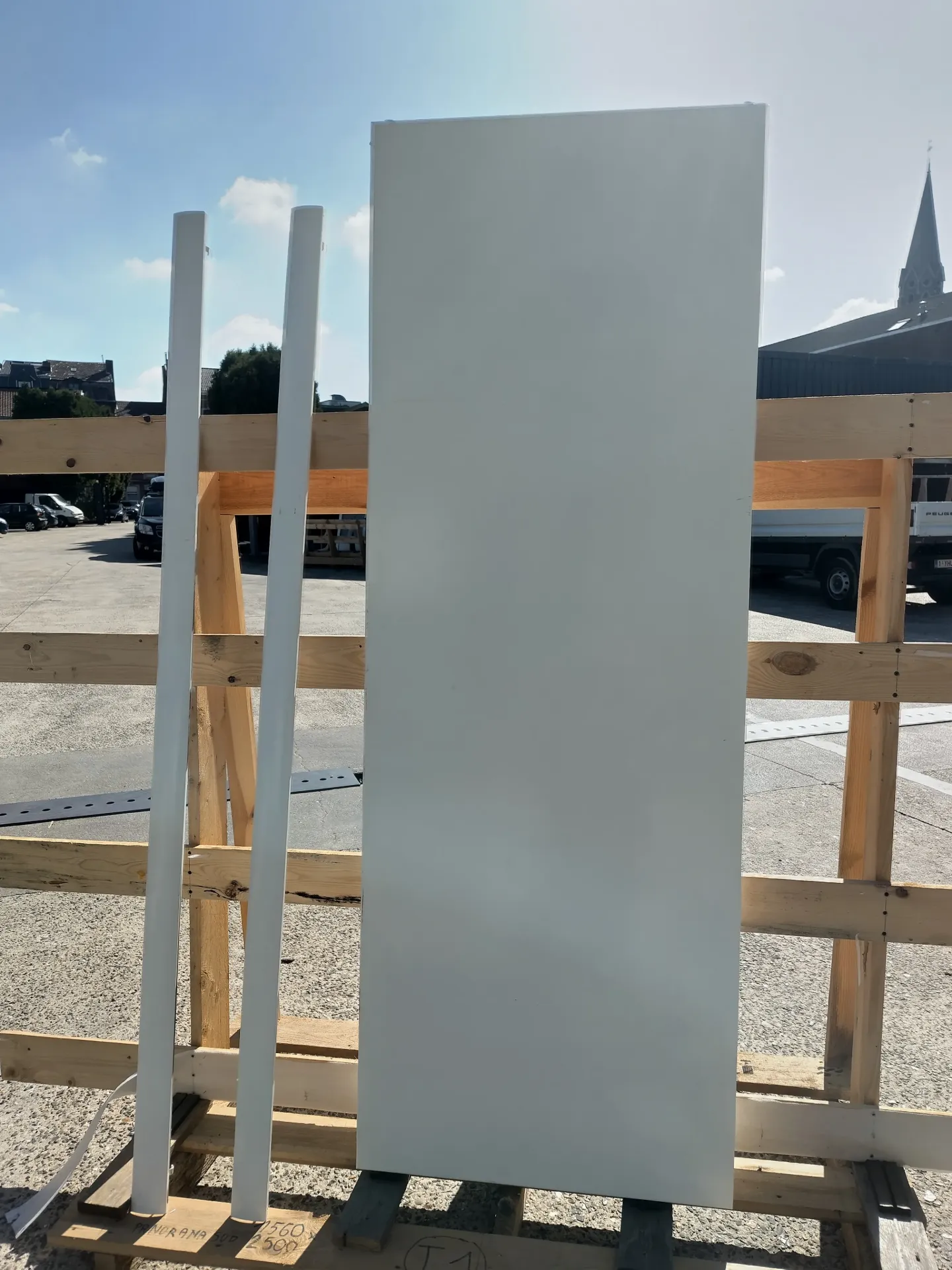 Radiateur vertical à panneaux 210x75x7,5 cm (L)