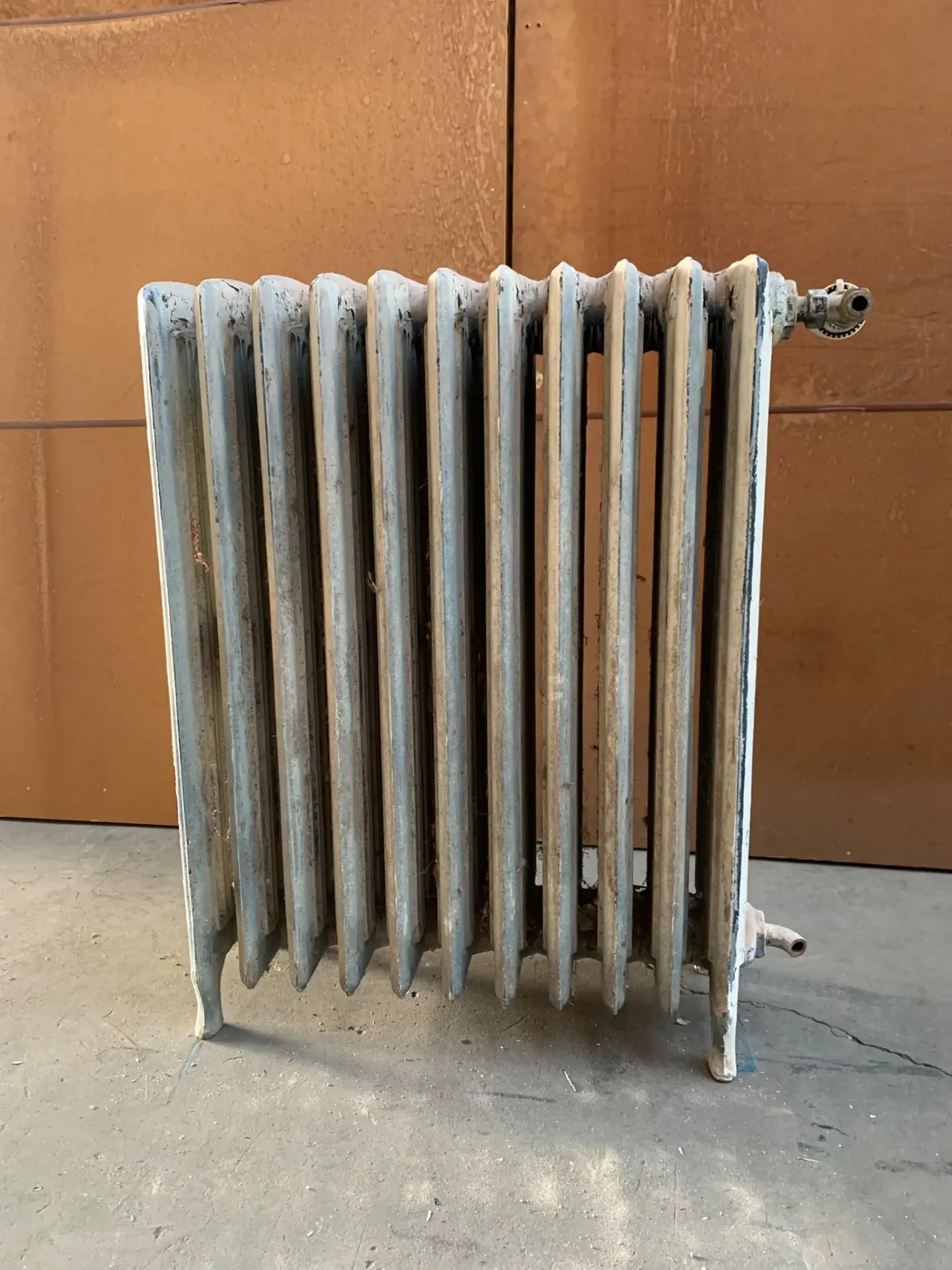 Radiateur sur pied en fonte 60x22x75 cm (L)